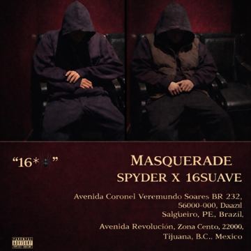 16Suave & Spyder – MASQUERADE cover art (Studio 16)